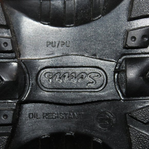 Bilt Black Leather Lace Up Steel Toe Oil Resistant Motorcycle Boots Men's 11 - Picture 10 of 13